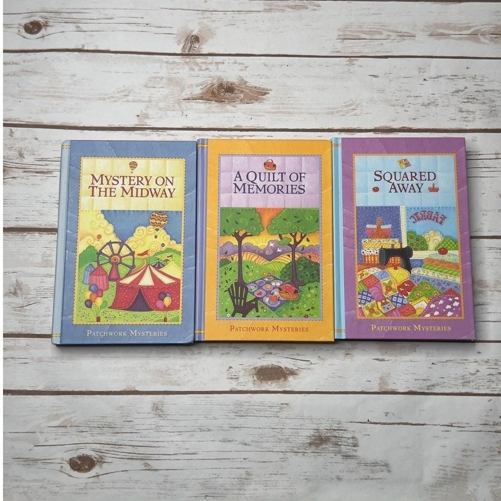 Guideposts Patchwork Mysteries Hardcover Book Set 11 12 13 Multicolor Lot